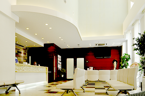 落ち着いた院内環境